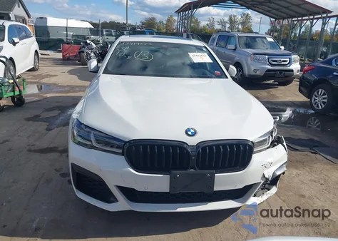 2021 BMW 530I xDrive из США, поврежденный, VIN WBA13BJ03MWX09107